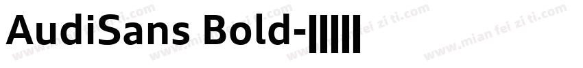 AudiSans Bold字体转换